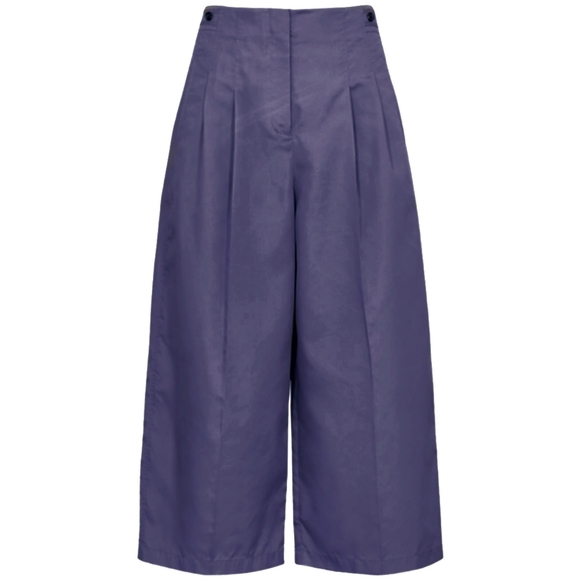 Phillip Lim 3.1 High Waisted Plated Wide Barrel Leg Crop Parachute Pants 8 - Picture 11 of 11